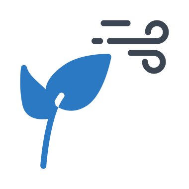 üfleme glyph renk vektör simgesi