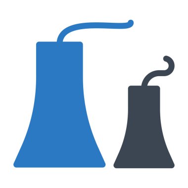 bitki glyph renk vektör simgesi