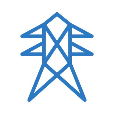 kule glyph renk vektör simgesi