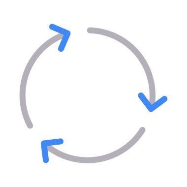 ince renk çizgisi vektör simgesini geri yükleme
