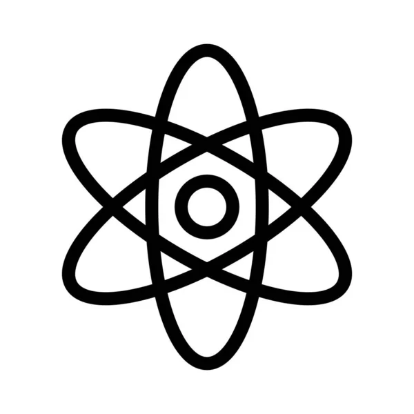 原子稀薄线矢量图标 — 图库矢量图片