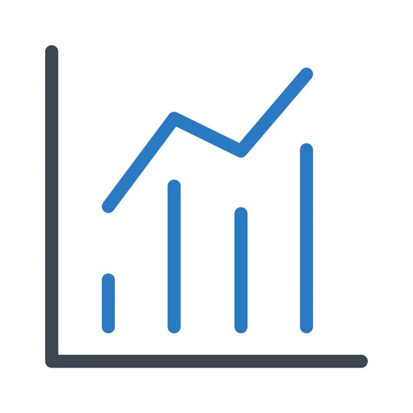 Grafik Glyph Renk Vektör Simgesi — Stok Vektör