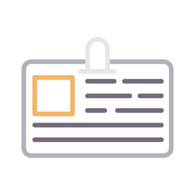 rozet ince renk çizgisi vektör simgesi