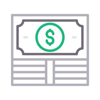 nakit ince renk çizgisi vektör simgesi