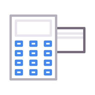 faturaince renk çizgisi vektör simgesi