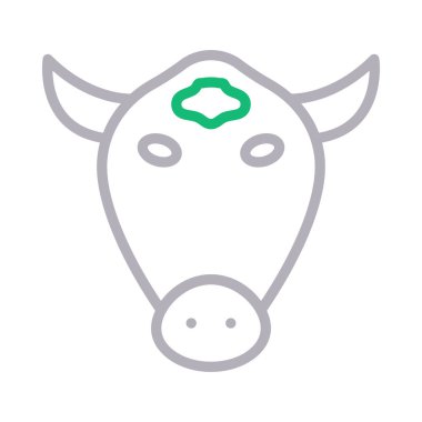 ince renk çizgisi vektör simgesi