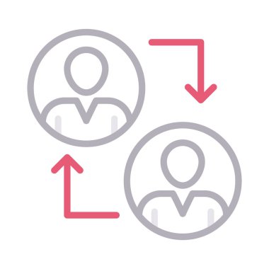 ince renk çizgisi vektör simgesini aktarma