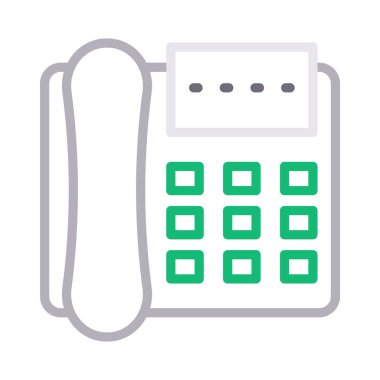 sabit ince renk çizgisi vektör simgesi