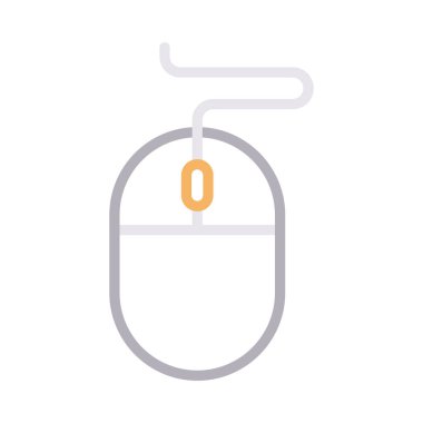 fare ince renk çizgisi vektör simgesi