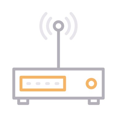 yönlendirici ince renk çizgisi vektör simgesi