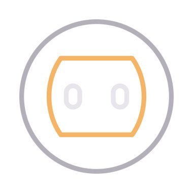 uzantısı ince renk çizgisi vektör simgesi