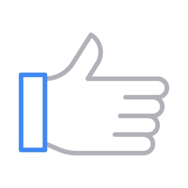 ince renk çizgisi vektör simgesi gibi