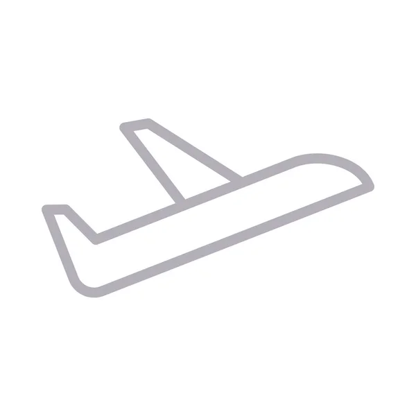 エアバス薄いカラーラインベクトルアイコン — ストックベクタ
