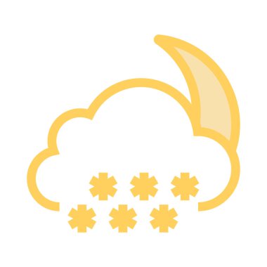 iklim ince renk çizgisi vektör simgesi