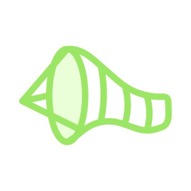 çorap ince renk çizgisi vektör simgesi