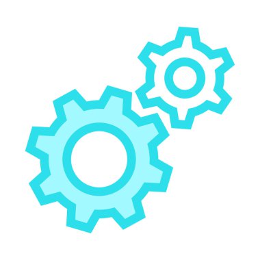 ince renk çizgisi vektör simgesi ayarlama