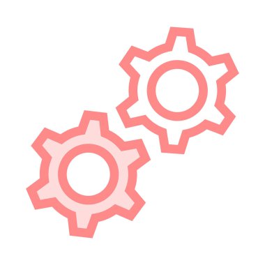 ince renk çizgisi vektör simgesi ayarlama