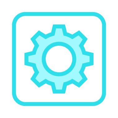 ince renk çizgisi vektör simgesi ayarlama