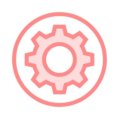 ince renk çizgisi vektör simgesi ayarlama