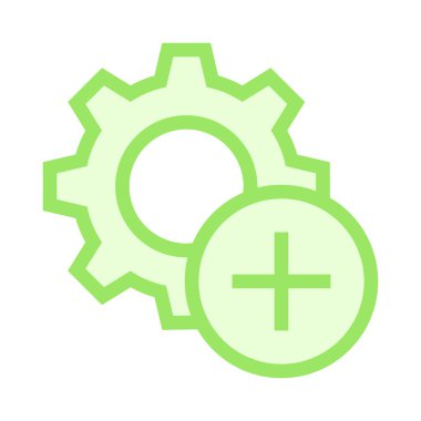 ince renk çizgisi vektör simgesi ayar ekleme