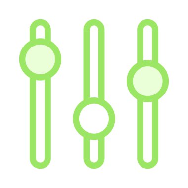 ince renk çizgisi vektör simgesini kontrol edin