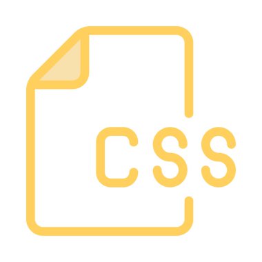 kodlama dosyası ince renk çizgisi vektör simgesi