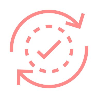 tam ince renk çizgisi vektör simgesini yenileme