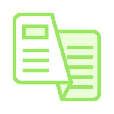 belge ince renk çizgisi vektör simgesi