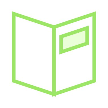 eğitim ince renk çizgisi vektör simgesi