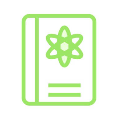 kitap ince renk çizgisi vektör simgesi