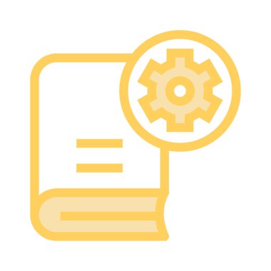 kitap ince renk çizgisi vektör simgesi ayarlama