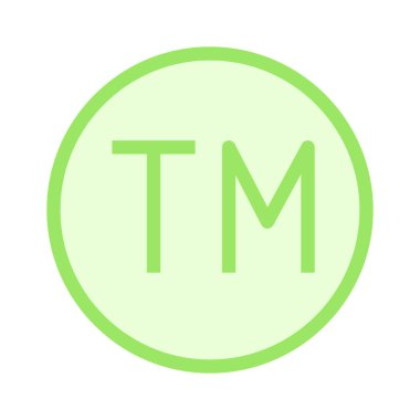 marka glyph renk vektör simgesi