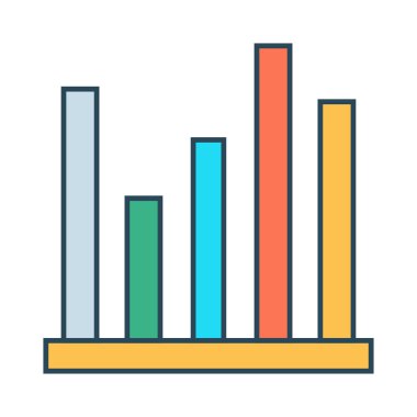 grafik glyph renk vektör simgesi