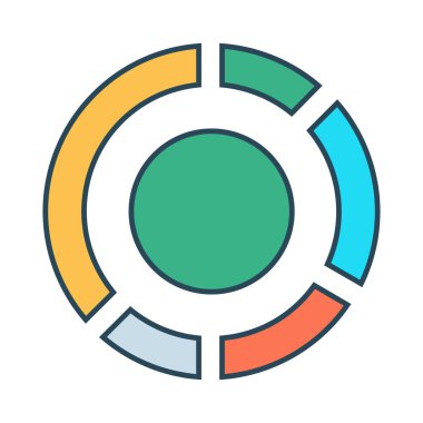 grafik glyph renk vektör simgesi