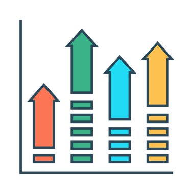 grafik glyph renk vektör simgesi