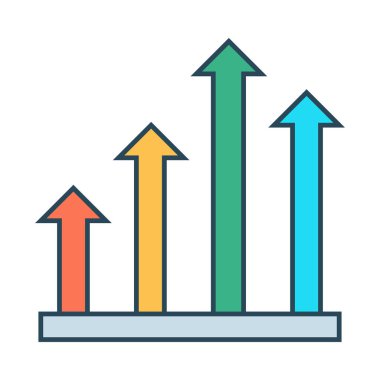 grafik glyph renk vektör simgesi