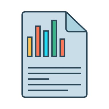 grafik dosyası glyph renk vektör simgesi