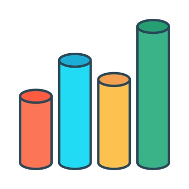 grafik glyph renk vektör simgesi