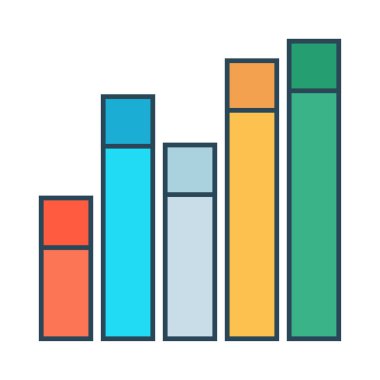 grafik glyph renk vektör simgesi