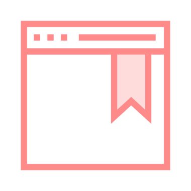 yer imi tarayıcı ince renk çizgisi vektör simgesi