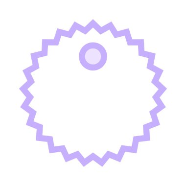 etiket ince renk çizgisi vektör simgesi