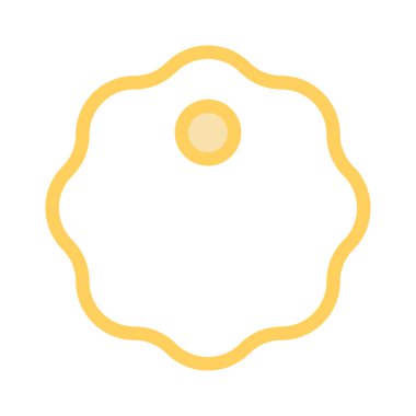 etiket ince renk çizgisi vektör simgesi