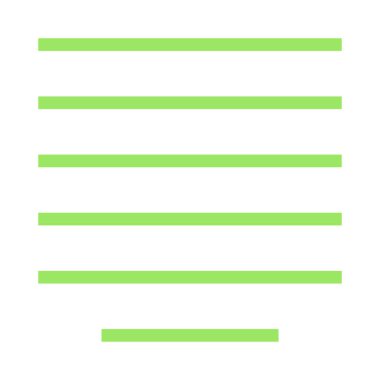 metin hizalamak ince renk çizgisi vektör simgesi