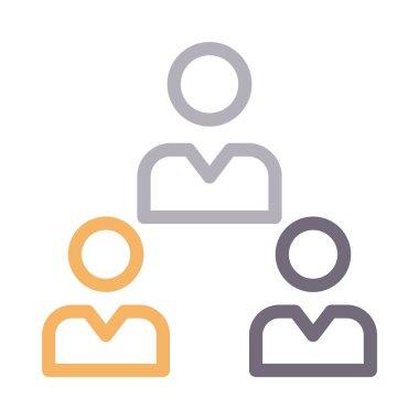  takım ince renk çizgisi vektör simgesi