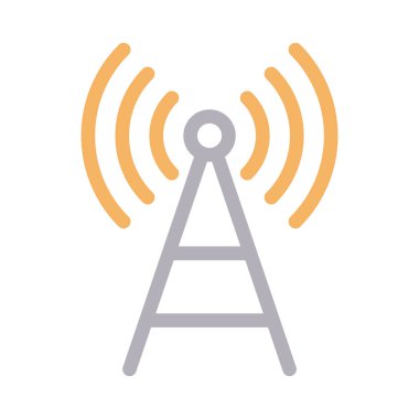 kule ince renk çizgisi vektör simgesi