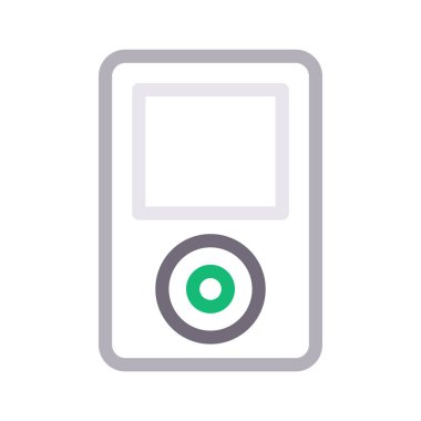 gadget ince renk çizgisi vektör simgesi