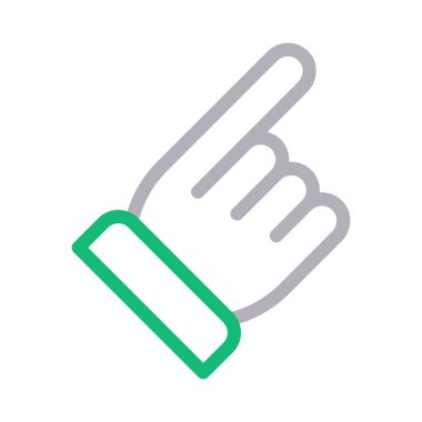 refree işareti ince renk çizgisi vektör simgesi