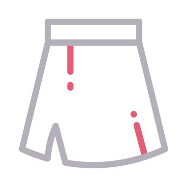 skert ince renk çizgisi vektör simgesi