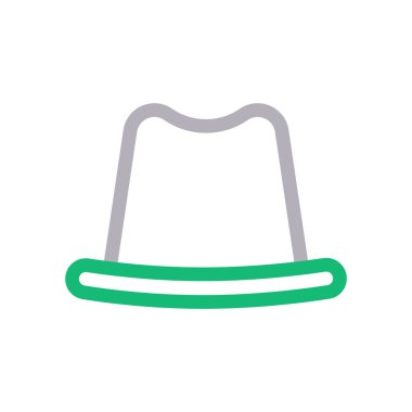 kapak ince renk çizgisi vektör simgesi