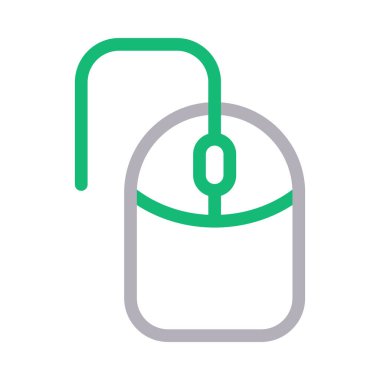 fare ince renk çizgisi vektör simgesi